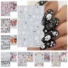 Spider Web Halloween Nail Decals Pumpkin Halloween Nail Stickers Nail Salon