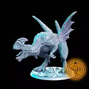 Cockatrizard | Dire Axebeak | Dragon miniature for Tabletop games like D&D and