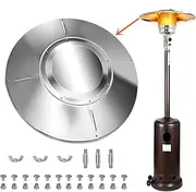 Patio Heater Replacement Dome Part - Propane Heat Reflector Shield Top for Outdoor Heaters | Patio Heater Reflector Shield for Round Propane Heater