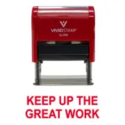 Keep Up The Great Work Teacher Self Inking Rubber Stamp