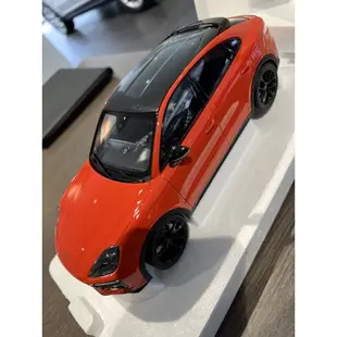 德國保時捷Porsche 原廠模型車cayenne coupe S 橘色1：18模型車 限量版
