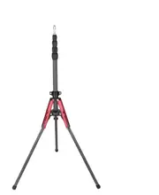 Carbon Fiber Light Stand with 180o Reversible Legs 1/4 3/8 Screw Adapter & Bag 86.5in/220cm Portable Tripod