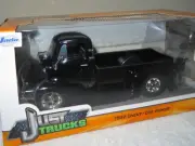 1952 CHEVY COE PU GLOSS BLACK 1:24 JADA OPENING DOORS & TAILGATE AWESOME WHEELS