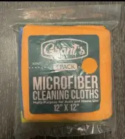 Microfiber Cleaning Towel Cloths Multipurpose Lint Free 12x12" Grant's 4 Pack
