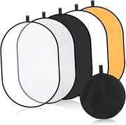 Angoily 1 Set Photographic Reflector Decor Rear View Mirror Spittoon Commode Rechargeable Hand Warmer Stickers Cupid Dice Portable Travel Reflector Photography Pop up Diffuser Nylon