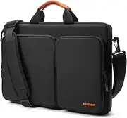 [tomtoc] 360 Protective Laptop Shoulder Bag for The New Razer Blade Pro 17, HP Envy Laptop 17 Inch, Dell Inspiron 17 3000 Laptop, ASUS ROG Zephyrus S 17.3 Inch, Notebook Bag with Accessory Pocket