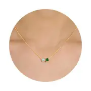 May Birthstone Necklace, Mothers Day Gifts for Women, March Birthday Gifts fo...