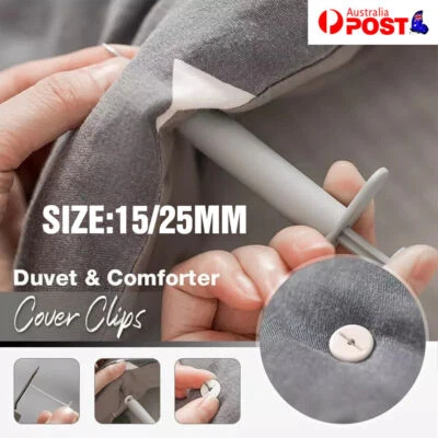 Portable Grippers Clip Clamp Bed Duvet Quilt Covers Sheet Holder Non-slip Set HG