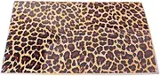 Hsyok Guitar Pick guard Material, Leopard Print 3 Ply Pickguard Material Guitar Pickguard Material Sheet 11.6x17 Inch Black Pearl