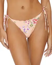 Pq Swim Lettuce Edge Side Tie Bikini Bottom