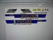 Pinellas Park Florida Police Vehicle Decals 1:64 two for one money