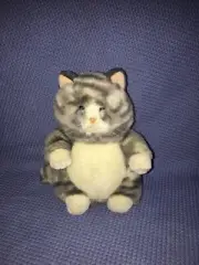Prudence Gray Tabby Cat New Stuffed Plush Doll Toy Figure Russ Kitten Calico