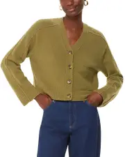 Whistles Pocket Button Front Cardigan