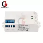 10PCS 12V-24V 5.8GHz Microwave Radar Sensor Body Motion HF Detector Light Switch