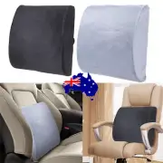 Memory Foam Lumbar Back Support Cushion Pillow Pad Home Office Car Seat Chair BY