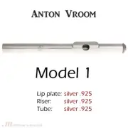 Anton Vroom Flute Head Joint - .925 Sterling Silver I New