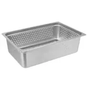 Full Size Anti-Jam Perforated Stainless Steel Steam Table Pan 24 Gauge