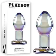 Playboy Jewels Glass Butt Plug