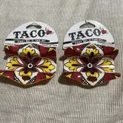 Prepara Single Taco Holder, One Size, Yellow set of two