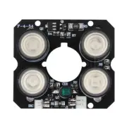 4 LED Array Infrared 90 Degrees Bulbs 850nm IR Board Illuminator For CCTV Camera