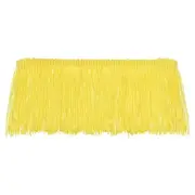 10 Yards 4 Inch Chainette Fringe Trim Tassel Sewing Trim for Clothes, Yellow