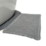Waffle Bath Mat Super Absorbent Non Slip Bathroom Rug Rubber Backed Bath Rug