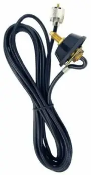 Quality Benelec UHF CB Radio Antenna Base 3.6M Cable Lead 5/16” Male Stud PL259