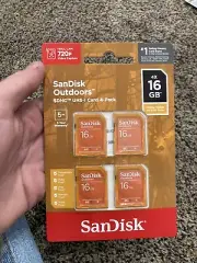 Sandisk 16gb sd card 4 Pack