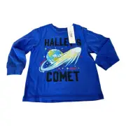 NWT Peek Boys Halleys Comet Solar System Shirt Sz 2T