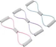 3Pcs Resistance Bands, 8-Band Resistance Band Exercise Bands, Shoulder and Back Stretch Band Elastic Band, Sports Resistance Band, Used for Gym Stretching Exercises, Yoga, Home Fitness Training