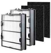 2 Pack HEPA & Carbon Filter for Holmes HAP633-U, HAP759-TU, HAP8650B-U, HAP9726B
