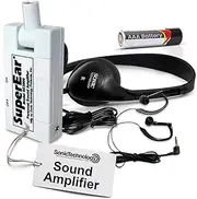 SuperEar Personal Sound Amplification Product Model SE5000 Increases Ambient Sound Gain 50dB