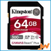 Kingston 64GB SDXC React Plus UHS-II Memory Card
