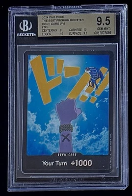 BGS 9.5 One Piece Don!! Card Nefeltari Vivi- English - Foil - PRB01 - Graded