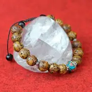 Bracelet 15 Bodhi Tree Seeds (10-11mm) Men's Jewelry Nepal s70