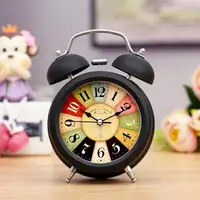 在飛比找樂天市場購物網優惠-鬧鐘 靜音創意學生兒童小鬧鐘鬧錶歐式石英鐘客廳床頭時鐘座鐘