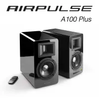 在飛比找PChome24h購物優惠-AIRPULSE A100 Plus 主動式音箱(黑)