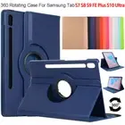360 Flip Leather Case Cover For Samsung Galaxy Tab S7 S8 S9 FE Plus S10 Ultra