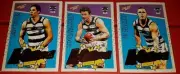 2017 AFL SELECT FOOTY STARS GEELONG CATS A-GRADERS TEAM SET 3 CARDS