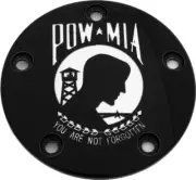 Black POW-MIA Timer Points Cover Custom Engraving POW02-04BG