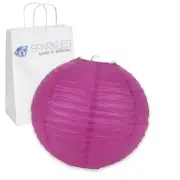 12 pcs 10" inch Chinese Paper Lantern - Fuchsia - Wedding Party Event gn