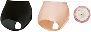 [Blue Star Print] Maternity Underwear Over Bump Women's Motherhood Pregnancy Calculator Wheel