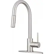 Dura Faucet DFNMK540SN Touch Sensor Pull-Down RV Kitchen Faucet Satin Nickel