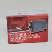 Whistler WES-350 External Accessory Speaker For Scanners CB Radios & Receivers