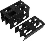 Double Layer Laptop Desk Stand Metal Under Desk Pc Holder Mount Adjustable Laptop Riser