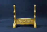 Japanese Samurai Sword Holder Stand Katana Tanto Saber Rack Kyrin Carved 3 Tier