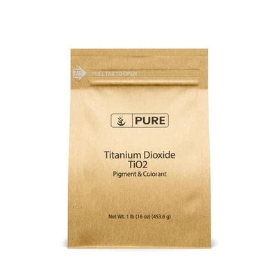 Titanium Dioxide (1 lb) Naturally Occurring, Pigment & Colorant