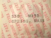 ELGIN M132 Watch PART #258 - MAINSPRING - Genuine Factory Sealed Replacement