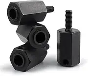 Steel RC Wheels Hubs Hex +20 mm Extended Wheel Spacers for Axial SCX6 Upgrades 1/6th RC Crawler Car Parts