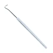 Jameson Strabismus Hook, 5.25", Angled, Blunt, 10mm Deep, Premium German Stain.